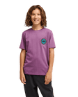 The Quiksilver Boys Boys Duality T-Shirt in Grape Jam