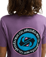 The Quiksilver Boys Boys Duality T-Shirt in Grape Jam