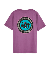 The Quiksilver Boys Boys Duality T-Shirt in Grape Jam