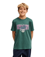 The Quiksilver Boys Boys Paradise Point T-Shirt in Forest