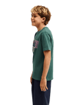 The Quiksilver Boys Boys Paradise Point T-Shirt in Forest