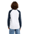 The Quiksilver Boys Boys Comp Raglan Long Sleeve T-Shirt in Dark Navy