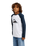 The Quiksilver Boys Boys Comp Raglan Long Sleeve T-Shirt in Dark Navy