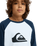 The Quiksilver Boys Boys Comp Raglan Long Sleeve T-Shirt in Dark Navy