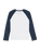The Quiksilver Boys Boys Comp Raglan Long Sleeve T-Shirt in Dark Navy
