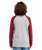 The Quiksilver Boys Boys Comp Raglan Long Sleeve T-Shirt in Oxblood Red