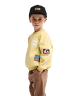 The Quiksilver Boys Boys Hippie Jump Sweatshirt in Straw