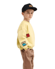 The Quiksilver Boys Boys Hippie Jump Sweatshirt in Straw