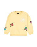 The Quiksilver Boys Boys Hippie Jump Sweatshirt in Straw