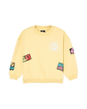The Quiksilver Boys Boys Hippie Jump Sweatshirt in Straw