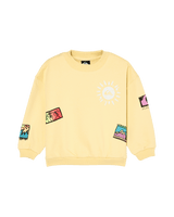 The Quiksilver Boys Boys Hippie Jump Sweatshirt in Straw