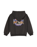 The Quiksilver Boys Boys Fakie Pop Zip Hoodie in Tarmac