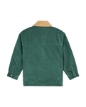 The Quiksilver Boys Boys Heelflip Cord Jacket in Forest