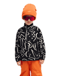 The Quiksilver Boys Boys No Destination Fleece Jacket in Black