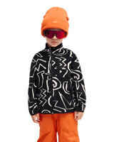 The Quiksilver Boys Boys No Destination Fleece Jacket in Black