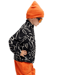 The Quiksilver Boys Boys No Destination Fleece Jacket in Black