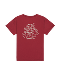 The Quiksilver Boys Boys EV Cosmic Character T-Shirt in Burnt Russet