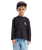 The Quiksilver Boys Boys Kingpin Long Sleeve T-Shirt in Tarmac