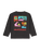The Quiksilver Boys Boys Kingpin Long Sleeve T-Shirt in Tarmac