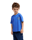 The Quiksilver Boys Boys Trucks T-Shirt in Dazzling Blue