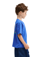The Quiksilver Boys Boys Trucks T-Shirt in Dazzling Blue