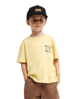 The Quiksilver Boys Boys Trucks T-Shirt in Straw