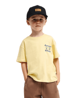 The Quiksilver Boys Boys Trucks T-Shirt in Straw