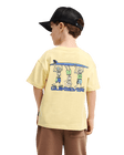 The Quiksilver Boys Boys Trucks T-Shirt in Straw