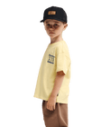 The Quiksilver Boys Boys Trucks T-Shirt in Straw