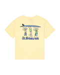 The Quiksilver Boys Boys Trucks T-Shirt in Straw