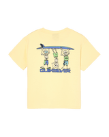 The Quiksilver Boys Boys Trucks T-Shirt in Straw