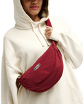 The Quiksilver Womens Treble Cross Bag in Oxblood Red