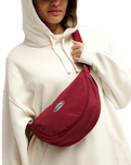 The Quiksilver Womens Treble Cross Bag in Oxblood Red