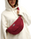 The Quiksilver Womens Treble Cross Bag in Oxblood Red