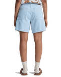 Mom Denim Walkshorts in Ice Flow