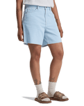 Mom Denim Walkshorts in Ice Flow