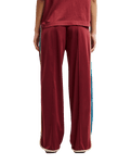 The Quiksilver Womens Brooklyn Fleece Joggers in Oxblood Red