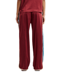 The Quiksilver Womens Brooklyn Fleece Joggers in Oxblood Red