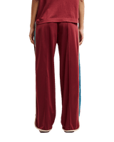The Quiksilver Womens Brooklyn Fleece Joggers in Oxblood Red