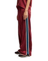 The Quiksilver Womens Brooklyn Fleece Joggers in Oxblood Red
