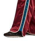 The Quiksilver Womens Brooklyn Fleece Joggers in Oxblood Red