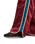 The Quiksilver Womens Brooklyn Fleece Joggers in Oxblood Red