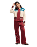 The Quiksilver Womens Brooklyn Fleece Joggers in Oxblood Red