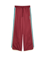 The Quiksilver Womens Brooklyn Fleece Joggers in Oxblood Red