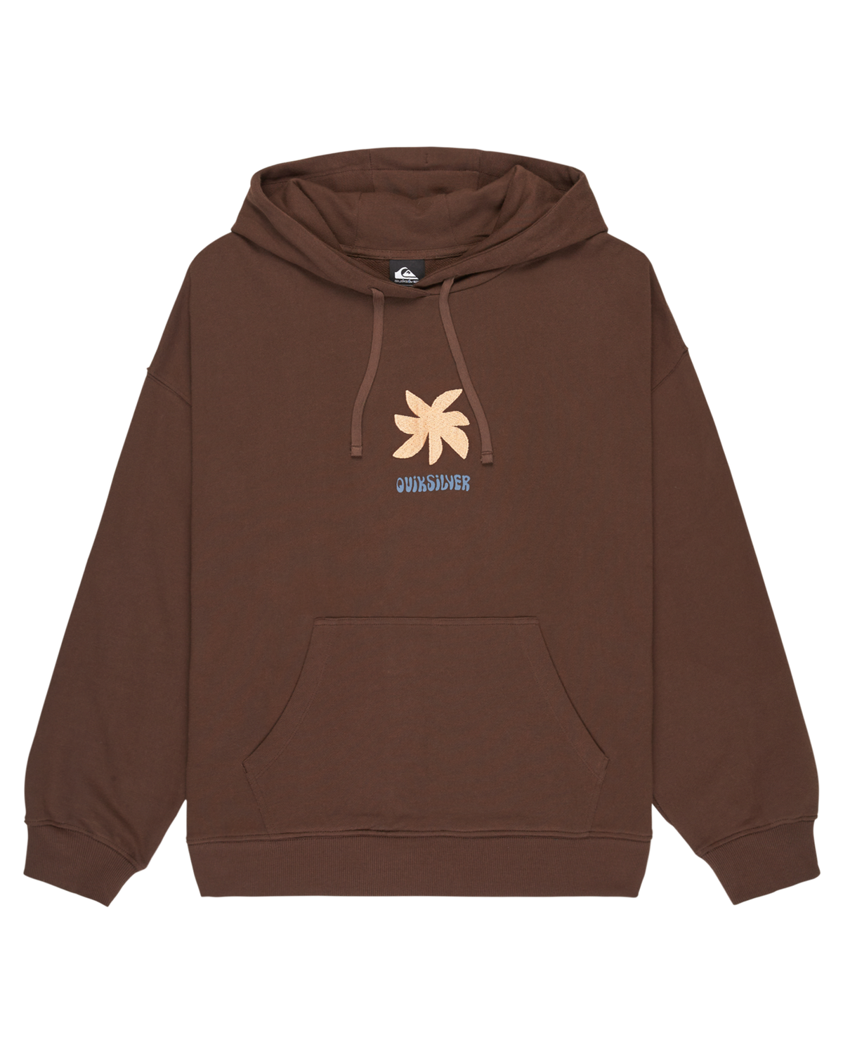 The Quiksilver  Womens Standard Hoodie in Chocolate Brown