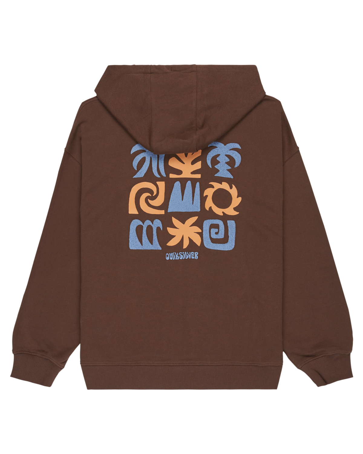 The Quiksilver  Womens Standard Hoodie in Chocolate Brown