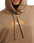 The Quiksilver Womens Standard Hoodie in Pine Bark