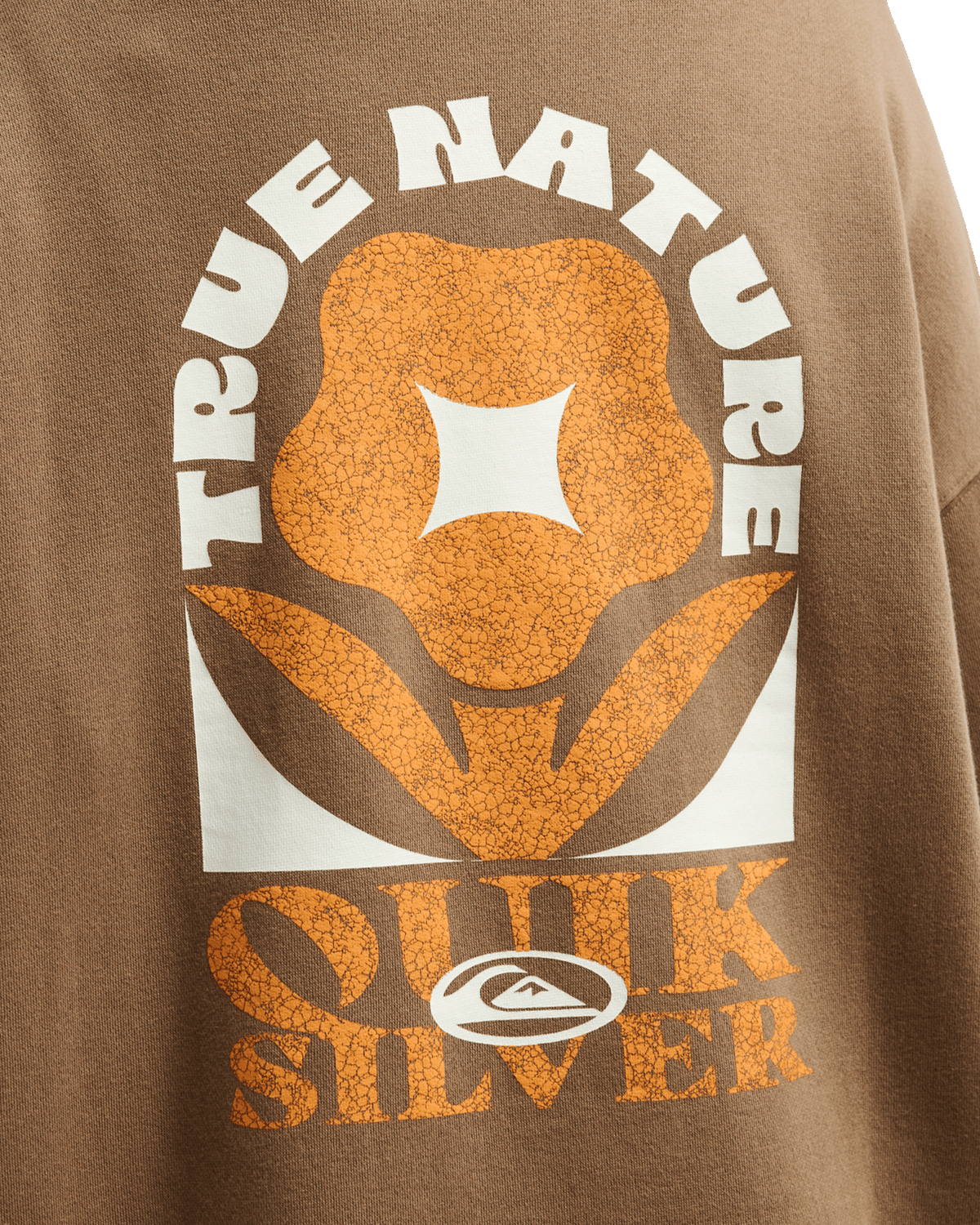 The Quiksilver Womens Standard Hoodie in Pine Bark