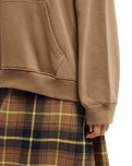 The Quiksilver Womens Standard Hoodie in Pine Bark