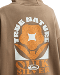 The Quiksilver Womens Standard Hoodie in Pine Bark